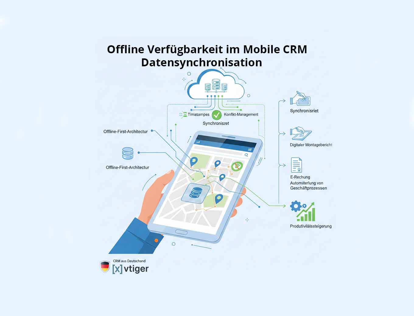 CRM Offline-Modus: Datenintegrität & Architektur
