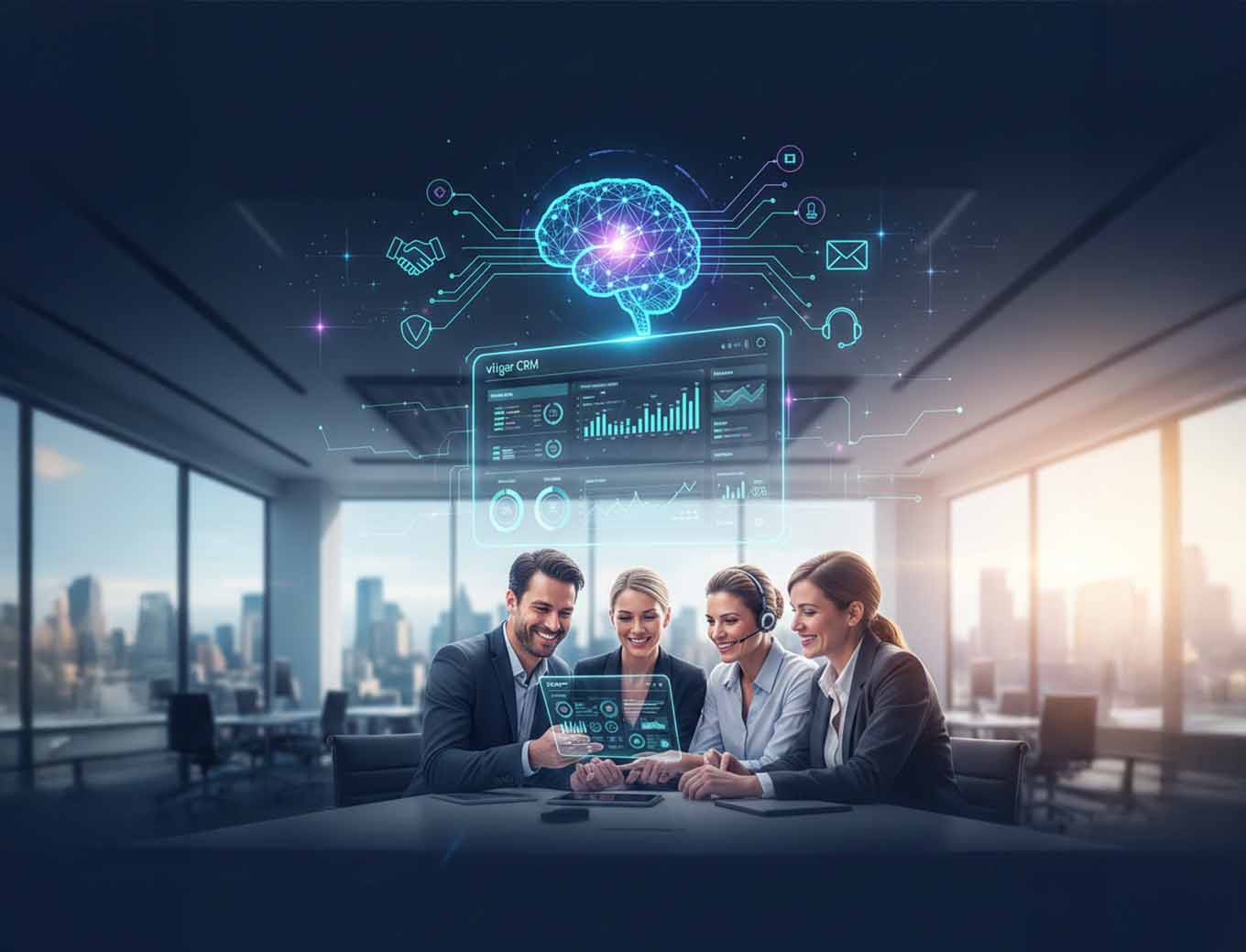 Künstliche Intelligenz im Unternehmen: vtiger CRM & Calculus AI