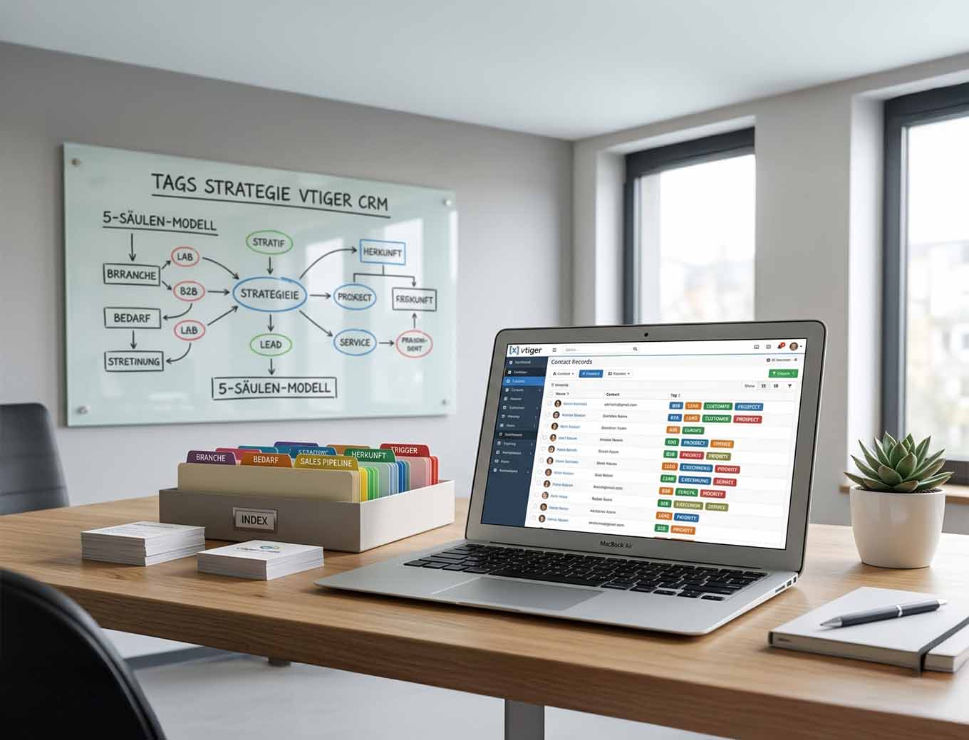 CRM Tags Strategie: Kontakte richtig taggen im vtiger CRM