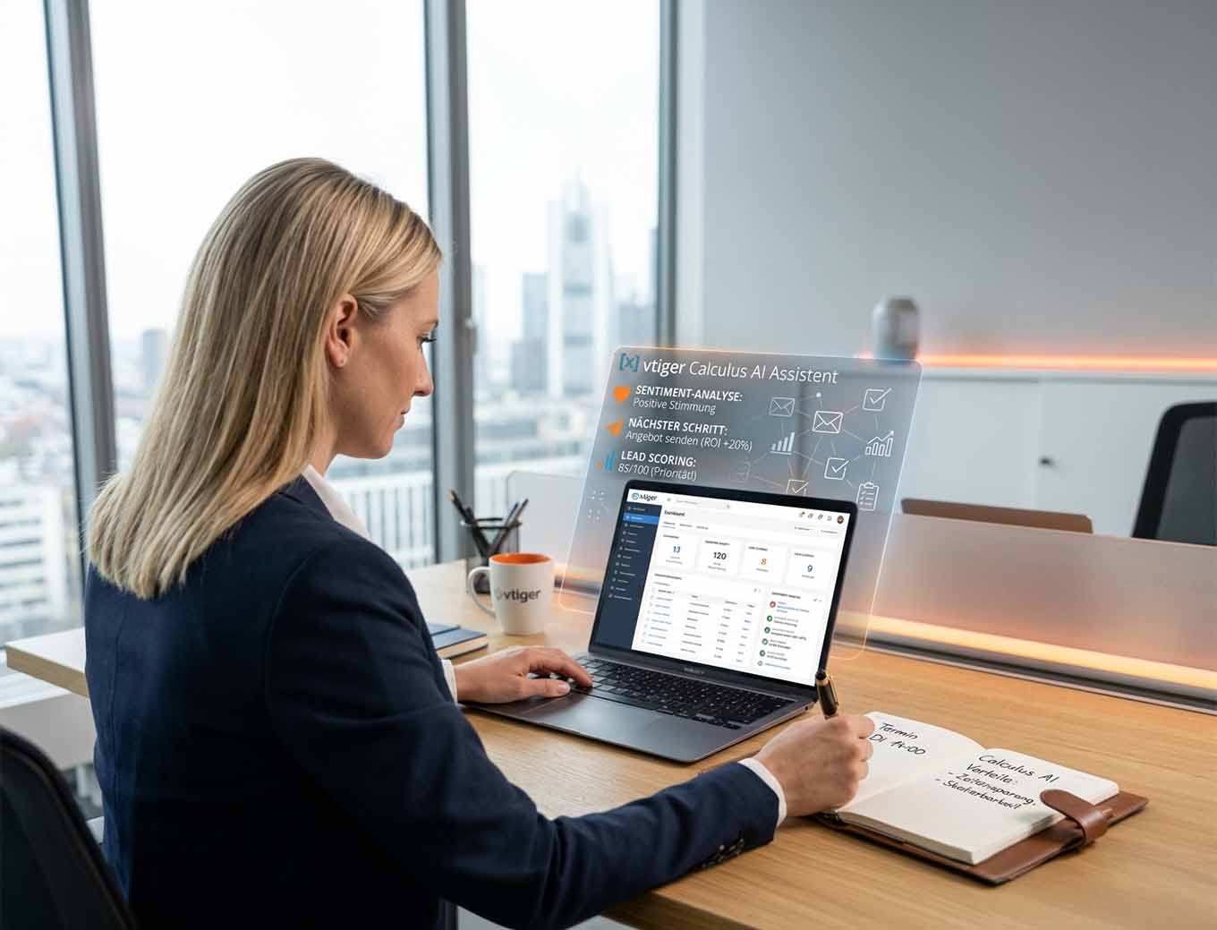 KI-Assistenten im CRM: vtiger Calculus AI